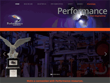 Tablet Screenshot of performance-br.com